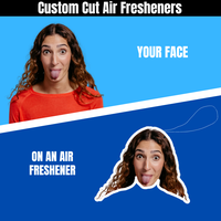 Personalized Photo Air Freshener - Custom Cut Vanilla Coffee Scented Car Freshener for Boyfriend Girlfriend Husband Wife Wome...
