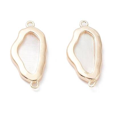 Natural Shell Connector Charms