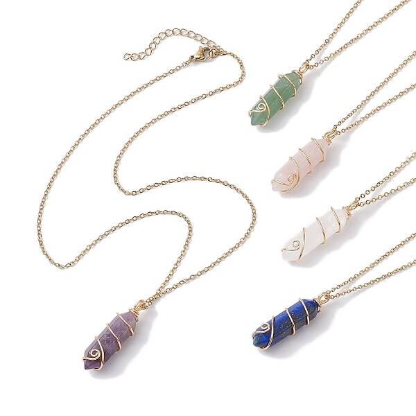 304 Stainless Steel Cable Necklaces