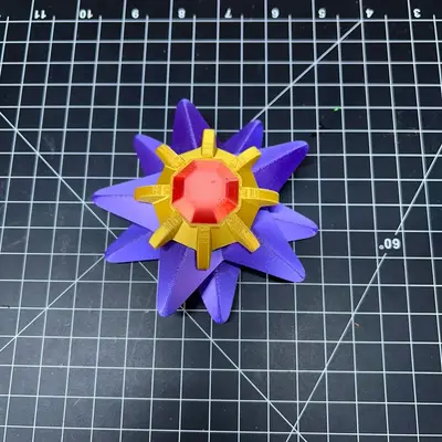 Starmie 3d printed Fidget Spinner