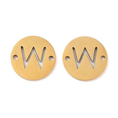 PVD Vacuum Plating 201 Stainless Steel Hollow Flat Round Links