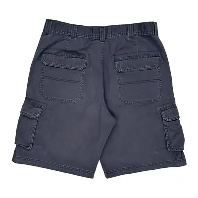 Wrangler Cargo Shorts - 34W 11L Black Cotton | Size: 34″ waist