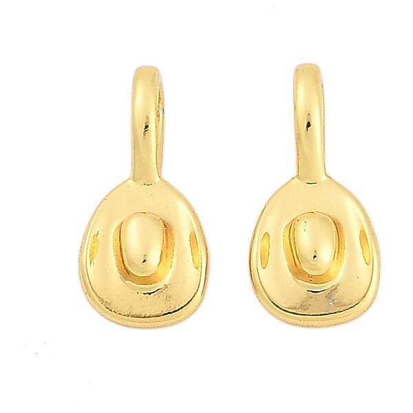 Rack Plating Brass Pendants