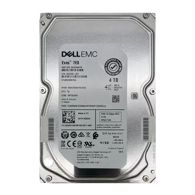 3323V Dell 4TB 12Gb/s SAS 7200 3.5-Inch Hard Drive
