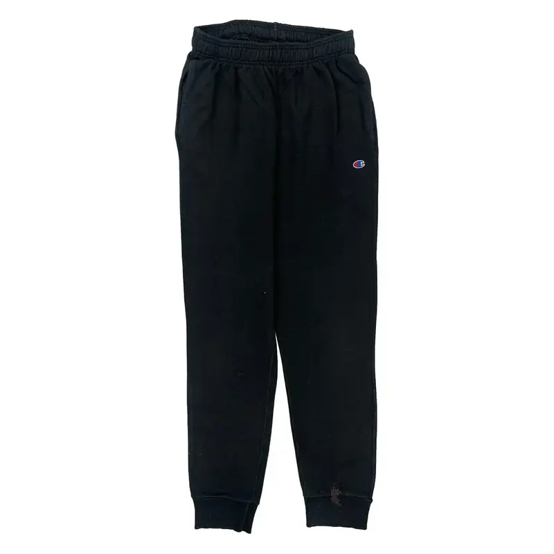 Champion Joggers - Medium Black Cotton Blend