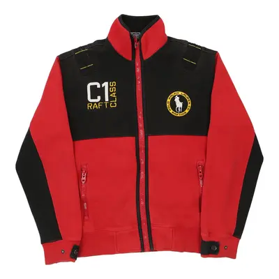 C1 Raft Class Ralph Lauren Zip Up - Medium Red Cotton Blend