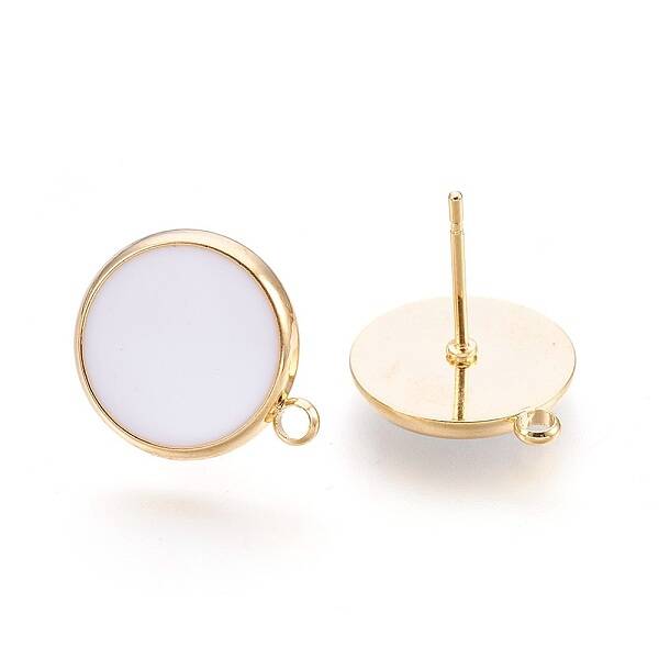 Brass Stud Earring Findings