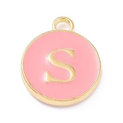 Golden Plated Alloy Enamel Charms