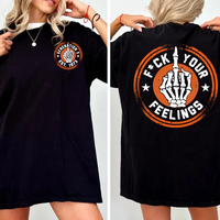 F*ck Your Feelings Generation X Custom Year Badass Generation T-shirt, Gen X FAFOT Shirt - 100% Cotton Top Unisex Comfort Wom...