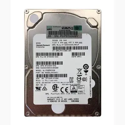 EG000300JWSJP HP 300GB 12Gb/s SAS 10000 2.5-inch Hard Drive