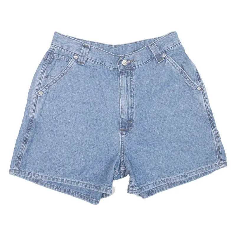 LEE Riveted Womens Denim Shorts Blue S W28