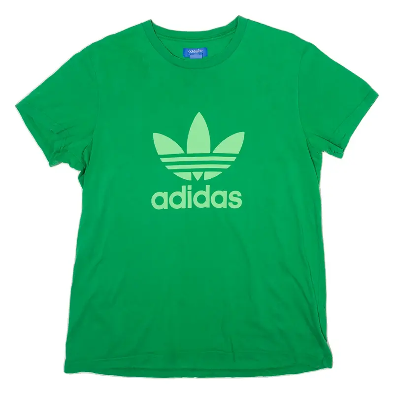 ADIDAS ORIGINALS Mens T-Shirt Green L
