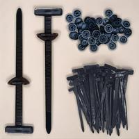 Self Locking Nylon Cable Ties, Multifunctional Durable Nylon Cable Ties, Black Cable Management Ties for Car Repair, Office a...
