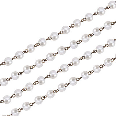 Handmade Glass Pearl Beads Chains