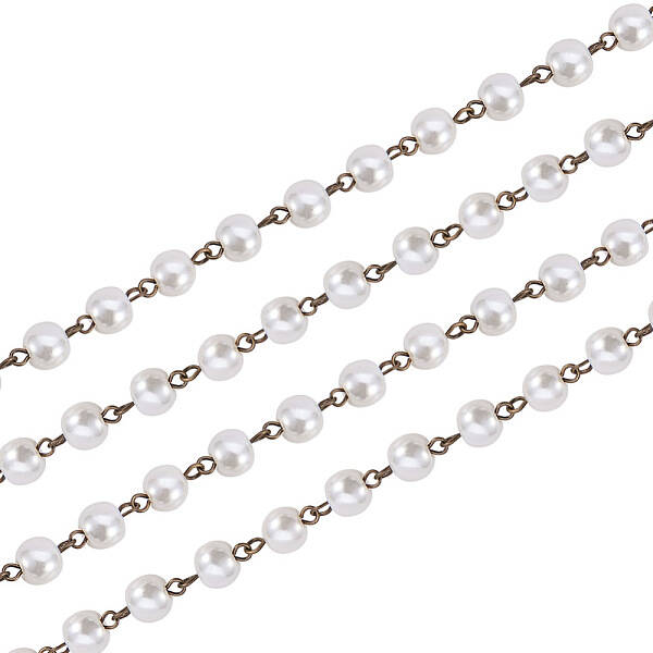 Handmade Glass Pearl Beads Chains