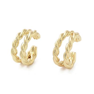 Rack Plating Brass Cuff Ring