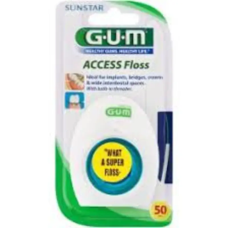 Filo interdentale per impianti Gum® 50 fili x 30 cm