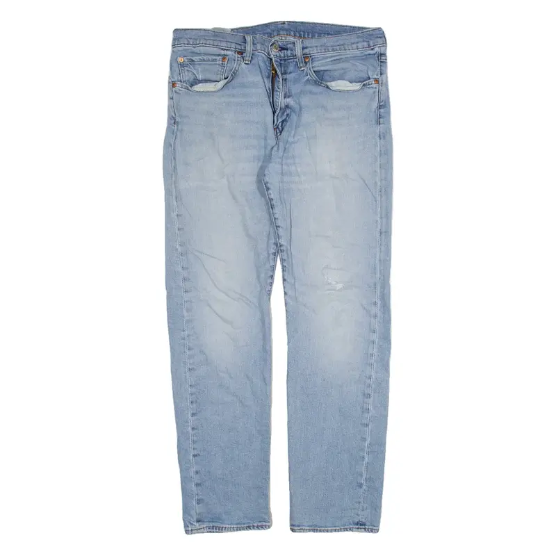 LEVI'S 502 Jeans Big E Mens Blue Regular Tapered W34 L30