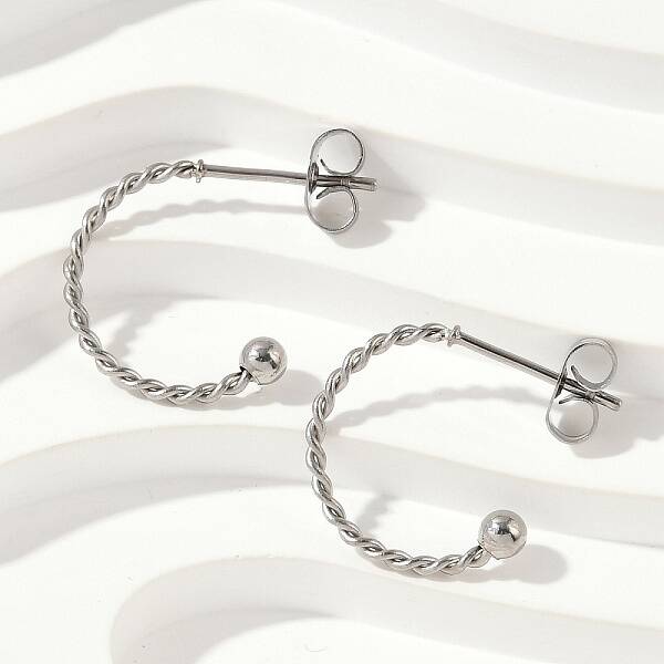 201 Stainless Steel Stud Earring