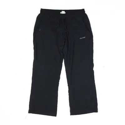 REEBOK Track Pants Black Regular Straight Womens S W28 L26