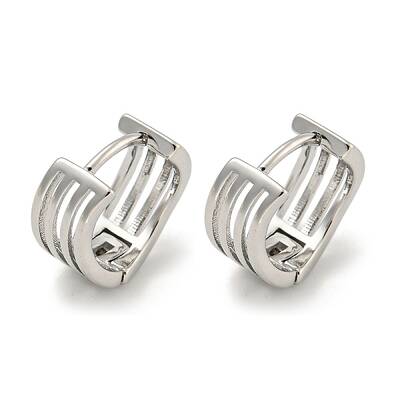 Brass Hoop Earrings