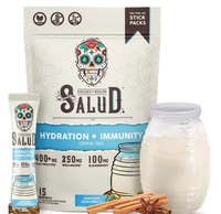 Salud 2-in-1 Hydration & Immunity Packets (15Servings) with Electrolytes Powder, Immune Support,Flavoring powder mix- Drink M...