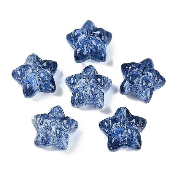 Transparent Spray Paint Glass Beads