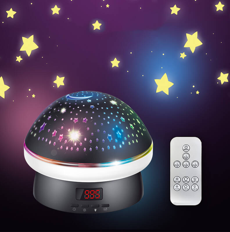 Colorful Remote Control Mushroom Sky Projector