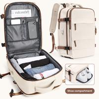COOWOZ Expandable Anti-Theft Travel Backpack, 2025 Casual Large Capacity Airport Approved Travel Backpack For Women/Men,Perso...