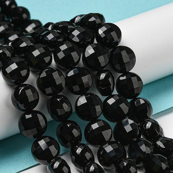 Natural Black Onyx(Dyed & Heated) Beads Strands