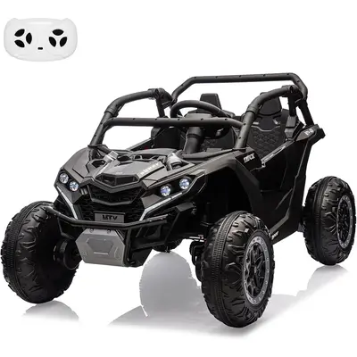 Garvee Ride - P Series: 24V Ride On Utv For Kids,2 Seater 4WD Electric Truck With Remote Control, High And Low Speed Adjustme...