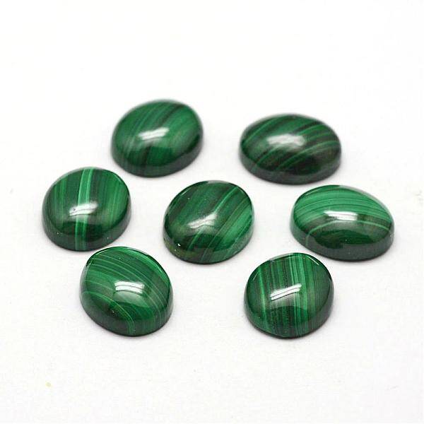 Oval Natural Malachite Cabochons