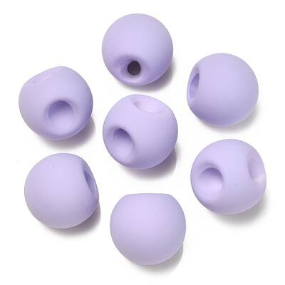 Rubberized Acrylic Beads