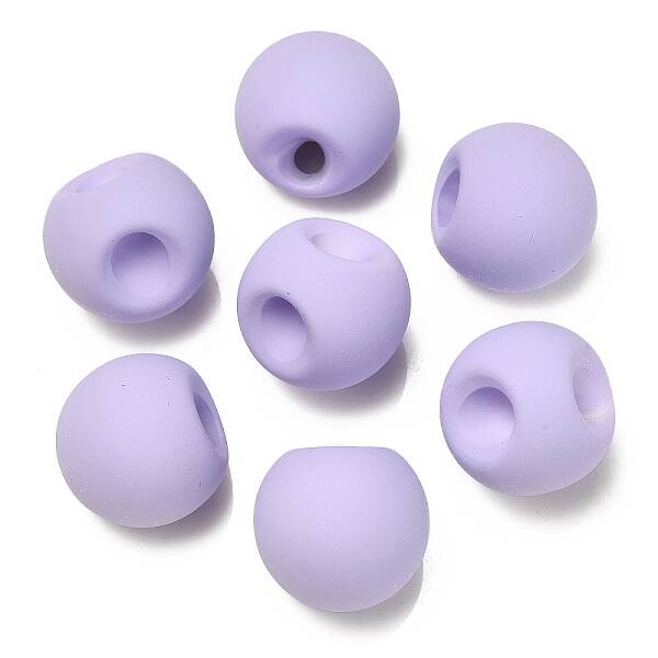 Rubberized Acrylic Beads