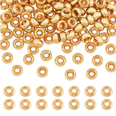 150Pcs Brass Spacer Beads