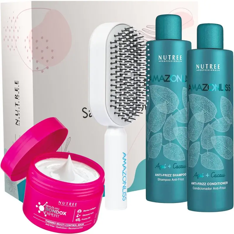 Gift Set of Amazonliss Home Care, Hair Bondox Expert Thermal Mask