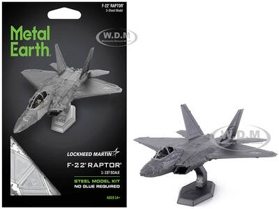 Model Kit Lockheed Martin F-22 Raptor Stealth Aircraft \
