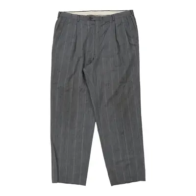 Christian Dior Trousers - 39W 32L Grey Wool