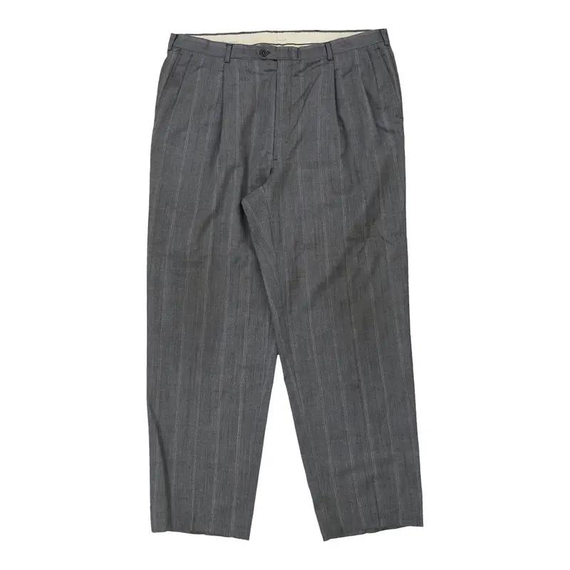 Christian Dior Trousers - 39W 32L Grey Wool