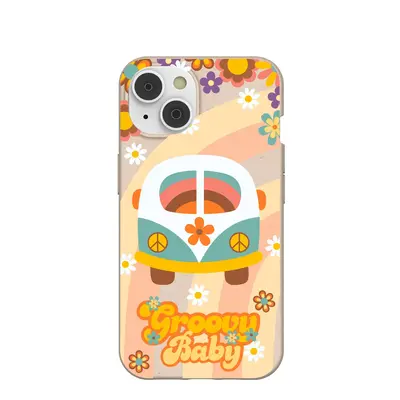 Seashell Groovy Bus iPhone 14/16e Case
