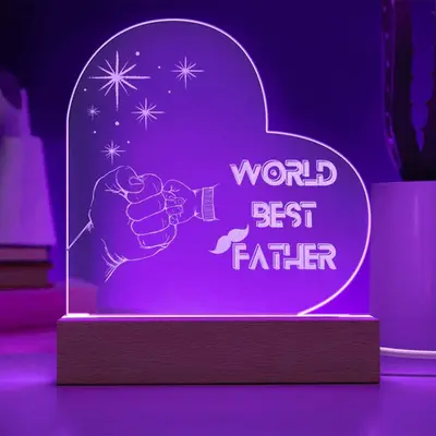 Celebrating Dad - World Best Father Plaque