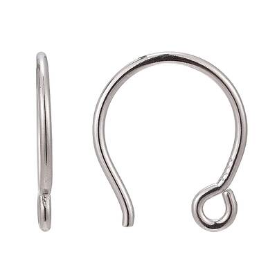 Anti-Tarnish Rhodium Plated 925 Sterling Silver Earring Hooks