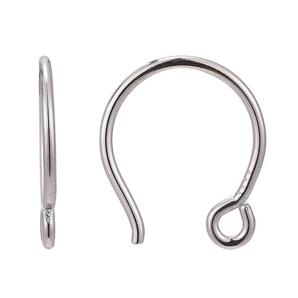 Anti-Tarnish Rhodium Plated 925 Sterling Silver Earring Hooks