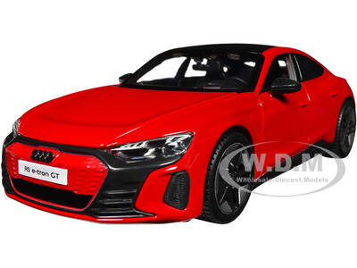 2022 Audi RS e-Tron GT Red with Black Top and Sunroof \