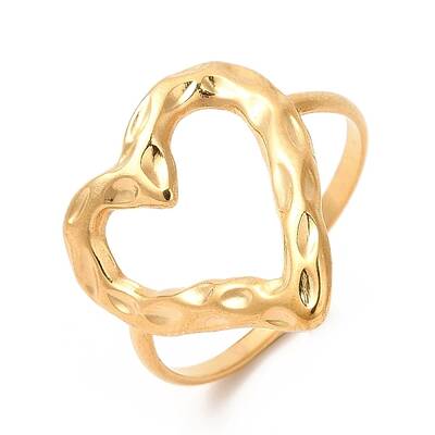 Ion Plating(IP) 201 Stainless Steel Open Cuff Ring