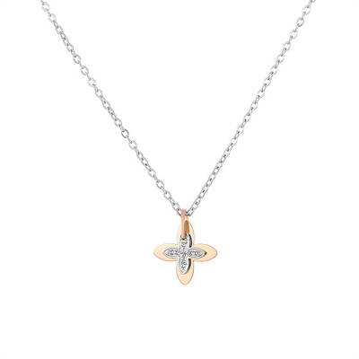 Heart Butterfly Clover Pendant Necklace