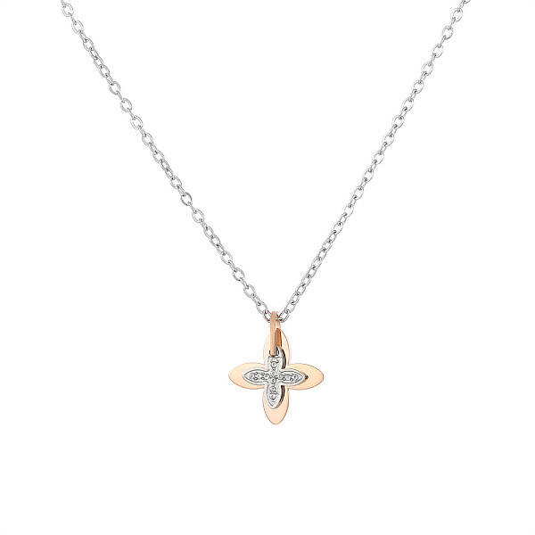 Heart Butterfly Clover Pendant Necklace