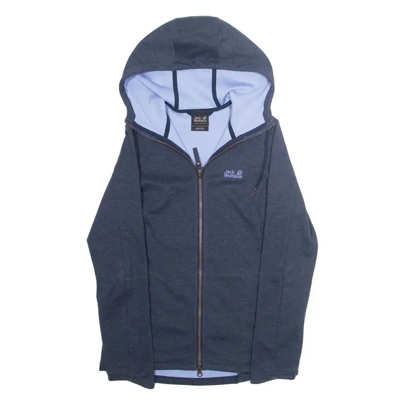 JACK WOLFSKIN Womens Jacket Blue Hooded S