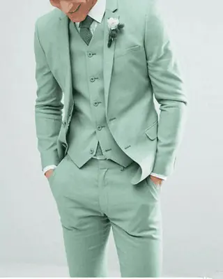 Mens Mint Green Tuxedo
