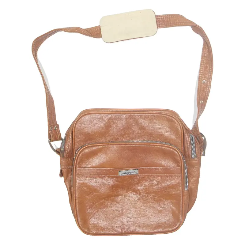 CONCORDE Womens Satchel Bag Brown Leather